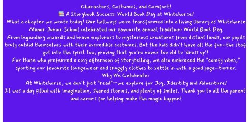 Characters, Costumes, and Comfort at Whitehorse Manor Junior!