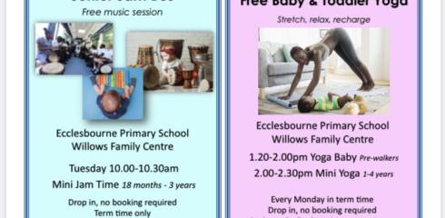 Next week sees the launch of our new FREE sessions for the community at the Willows Family Centre at Ecclesbourne Primary School. Do you know anyone w…