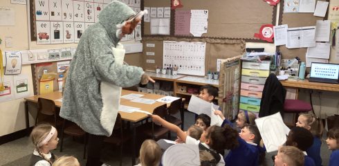 ATW Reception News – The Big Bad Wolf comes to visit!