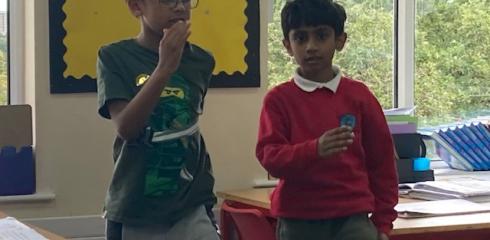 Year 3 use their prosody in performance poetry.