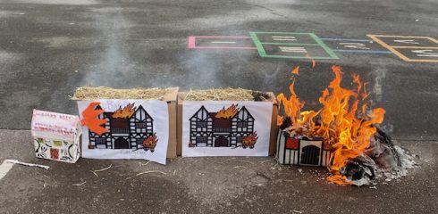 The Great Fire of London travels to BINF