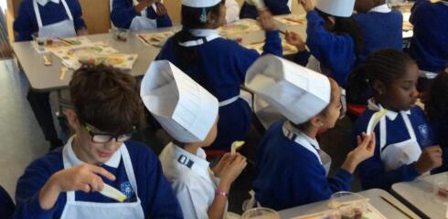 Year 4 learn about cooking with Chef Dan!