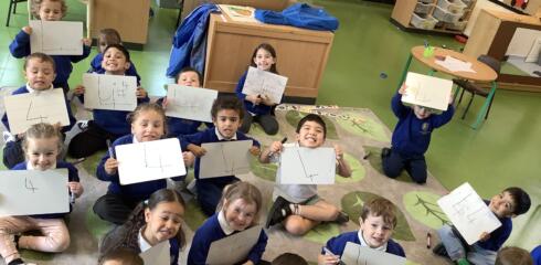 ATW Nursery – There’s a hole! and numerals to 5