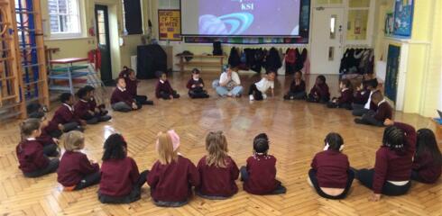 Year 1 Neil Armstrong Drama Workshop at Whitehorse Infants