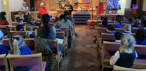 ATW Reception News – Visiting a church and learning about The Nativity