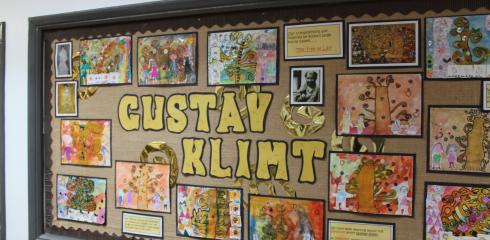 Atwood Year 3 Klimt Display