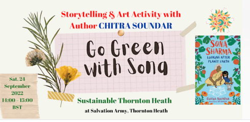Free storytelling session with author Chitra Soundar