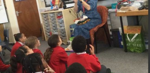 Margaret Bateson-Hill launches Book Week at Cypress Lower